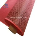 Hexagonal honeycomb 3k red carbon fiber fabric