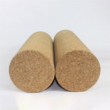 Custom high density fine grain natural cork yoga pillar