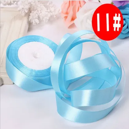 Decorative 100% Polyester Satin Ribbon, Custom Print Logo Ribbon