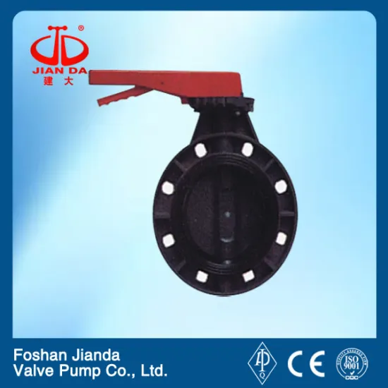 plastic flange butterfly valve/valve butterfly