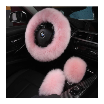 Fur Steering Wheel Covers for Women and Girls: Winter Warm Car Accessories