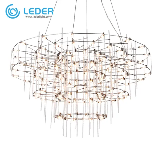 LEDER Beaded Long Hanging Chandelier