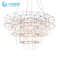 LEDER Beaded Long Hanging Chandelier