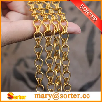 Sorter's aluminum link chain curtain with competitive price
