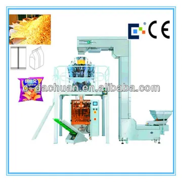 Vertical snack potato chips automatic packaging machine