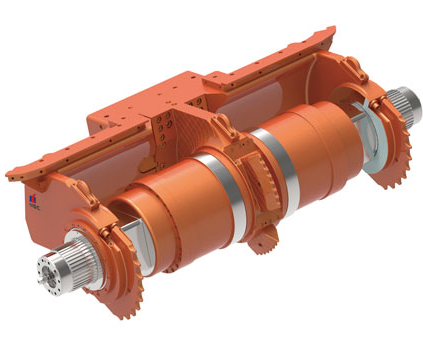 Drilling rig cutting gearbox