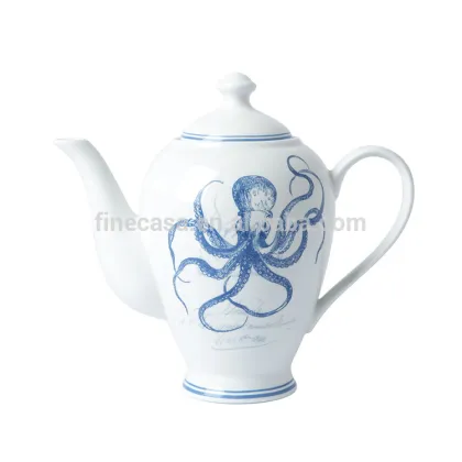 1200CC Elegant Design Coffee Tea Pot Ceramic
