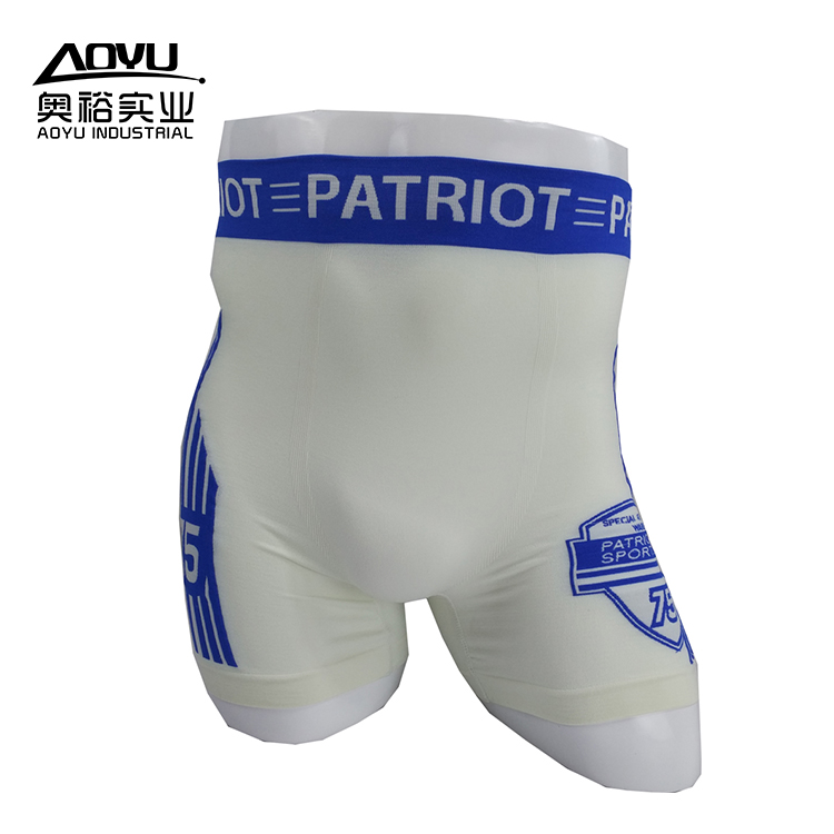 Custom Wholesale White Man Seamless Underwear