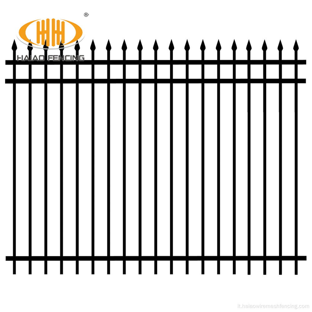 Best Price Polver Coating Rasce Iron Fence