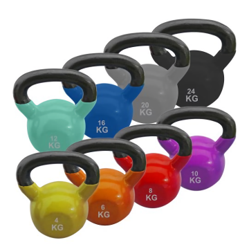 China Competition Kettlebell: Iron Bull 20kg Cast Iron Vinyl Personalized Free Weight Fitness Equipment