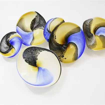 Wholesale Handmade Blown Glass Wall Art: Murano Glass Wall Decor