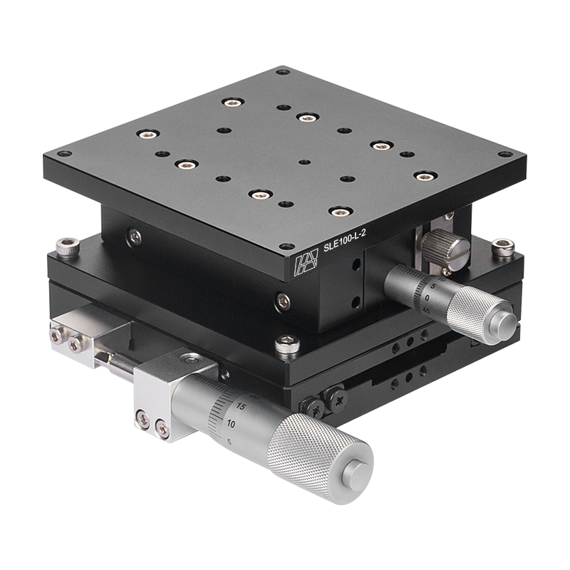 Vysoce přesný ruční stolek z hliníkové slitiny XZ osy 100 mm