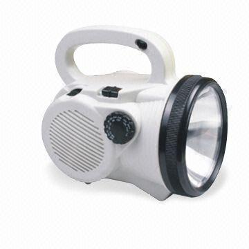 LED Torch with Radio, Measuring 16.2 x 12 x 16cm