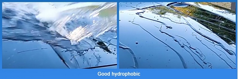 Good Hydrophobic Rock Chip Protection