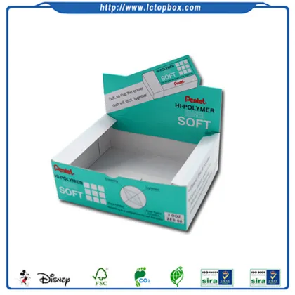 Rubber stationery color display box
