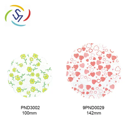 Food-Grade 2" Round Laser-Cut Rectangular Colored Square Lace Paper Doilies: Perfect for Table Decorations and Events