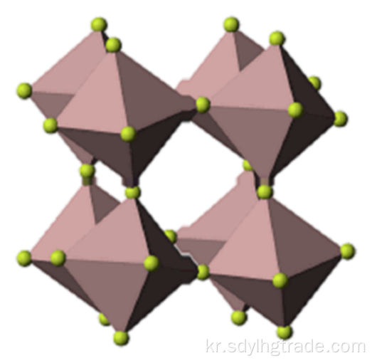 불화 알루미늄 분자 모델