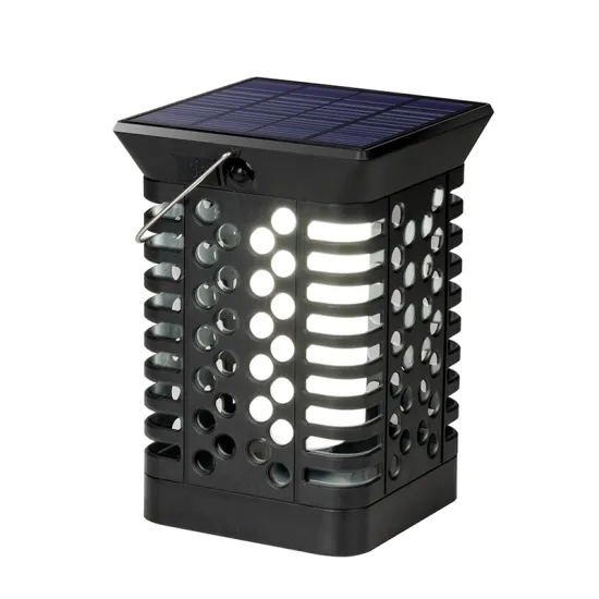 Outdoor Hanging Solar Lamp with Flickering Flame Effect