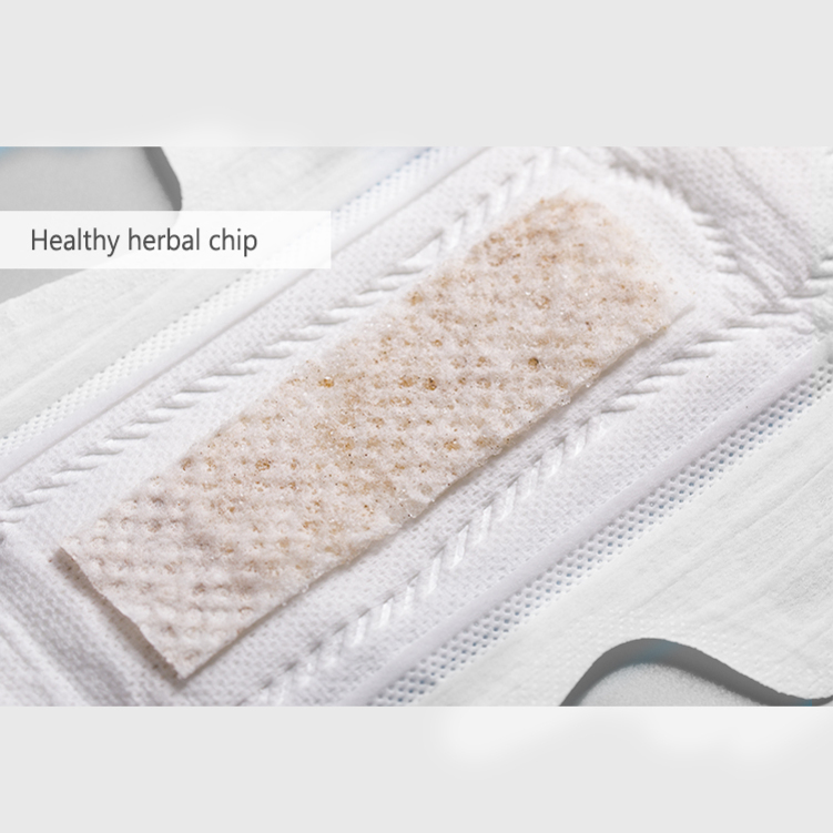 Women care functional herbal organic menstrual pad