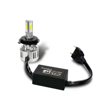 LED H4 Headlight Bulb 4500 Lumens for Motorcycle M3
