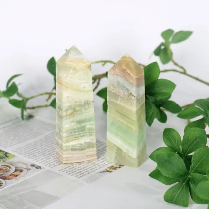 Caribbean Jasper Crystal Obelisk