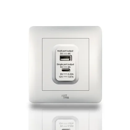 ARTDNA Electrical Socket with USB Socket