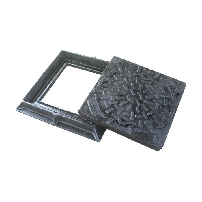 Square manhole cover frame