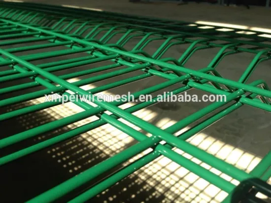 high quality pvc coated curvy welded wire mesh fence (china factory)