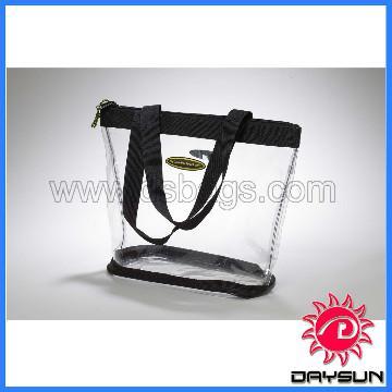 Business, school, sports clear pvc beach bag for wholesale