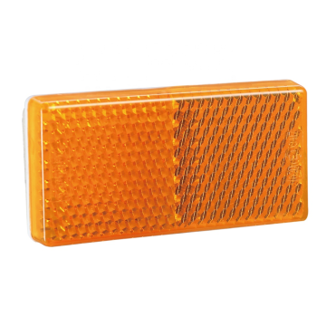 E4 Amber Rectangle Truck Trailer Safety Reflectors" could be appropriately simplified to:

"Amber Rectangle Truck Trailer Reflectors E4 Safety" 

However, for better search engine optimization and readability, you might consider:

"Truck Trailer Safety Re
