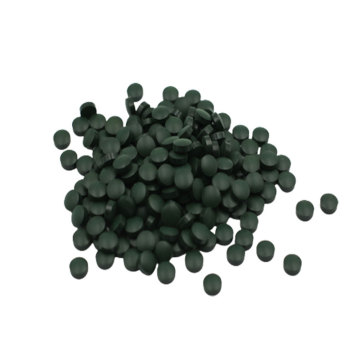 Tabletas de espirulina orgánica de 250 mg.