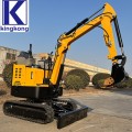 Компактный Kingkong 17 мини -экскаватор с властью
