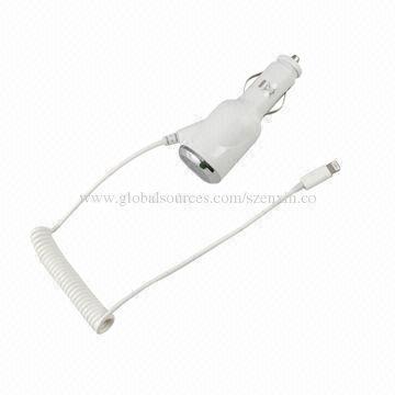 Car charger for iPhone 5/5S/5C, iPad mini