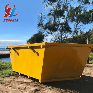 Waste Management 4m³ Open Chain Lift Skip Steel Bin