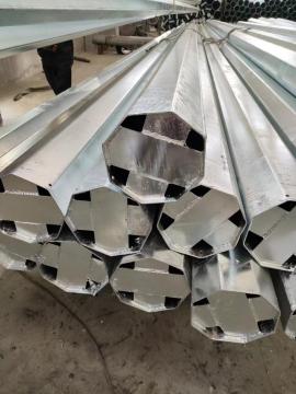 45FT 69kv 750KG Load Octagonal Galvanized Steel Pole