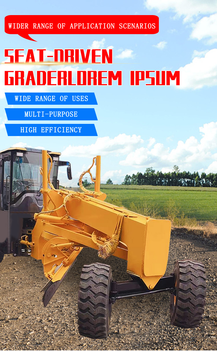 Factory Supply Road Grader With Blade For Pavement Machinery, High ...