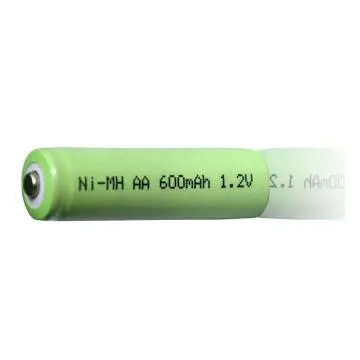 Rechargeable Ni-MH AA consumer 600mAh battery
