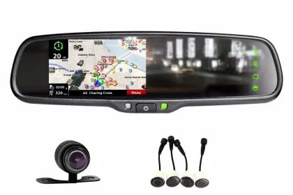 Car Mirror Link for Peugeot Navigation Rear Vision Mirror with Backup Camera
