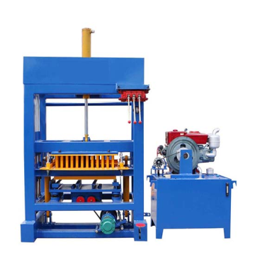 Semi Automatic Concrete Solid Brick Making Machine