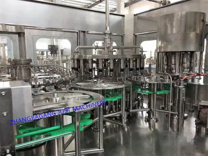 Complete Automatic Bottled Apple Juice Processing Line 1000-30000bph