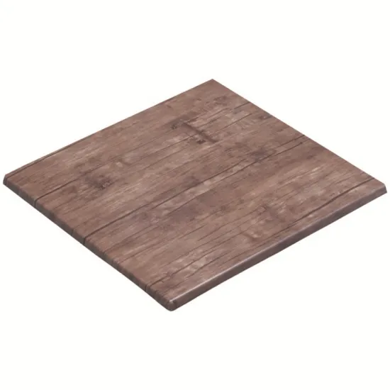 Hot Selling Modern Werzalit Rectangle and Round Shape HPL Outdoor Table Tops