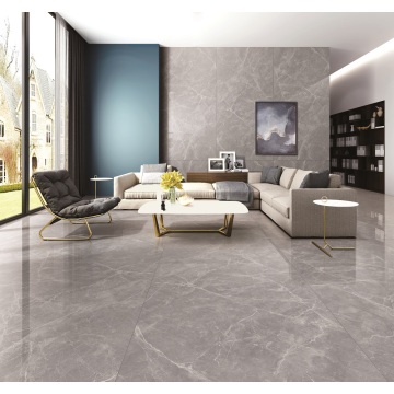 Telhas de cerâmica de porcelana esmaltada cinza 900 * 1800 Marble Look Grey