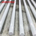 Haste de plástico PET Ertalyte branco para usinagem CNC