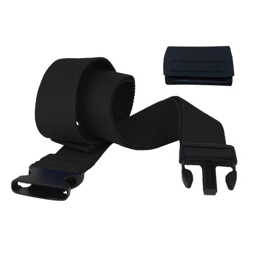 Senior Black Quick Release Buckle Gait Belt