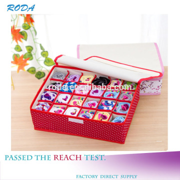 wholesale competitive price oxford fabric Socks and Lingerie Storage Box