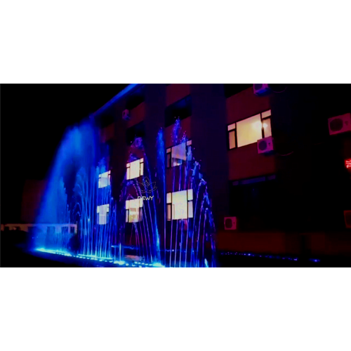 نیا ڈیزائن رنگین مور کی دم سوئنگ واٹر فاؤنٹین