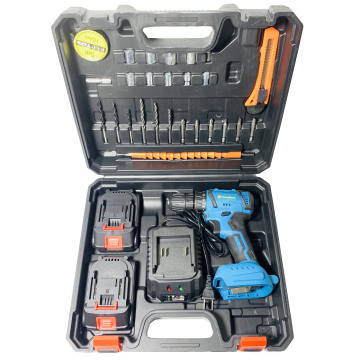 29-Piece Portable Battery Operated Brushless Lithium Impact Drill Set: A Comprehensive Power Torque Screwdriver and Combination Tool Kit