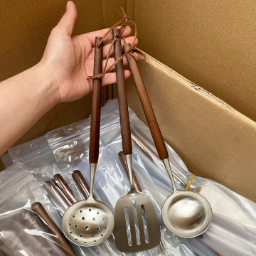 2024 Best Stainless Steel Cooking Tool Set: Shovel, Soup Spoon, Colander & More