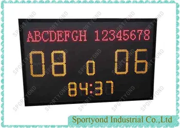 Buy football electronic digital scoreboards,china factory score boards