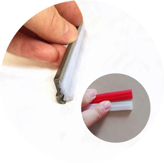 Hot Selling C2 PU Material Red Wiper Lip